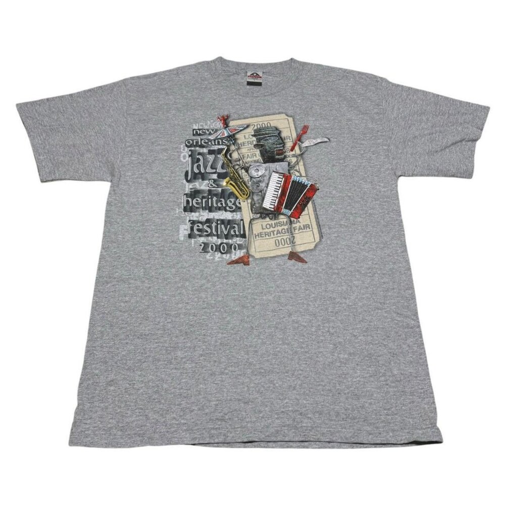 Vintage AAA New Orleans Jazz Heritage Festival‎ Shirt Adult Large